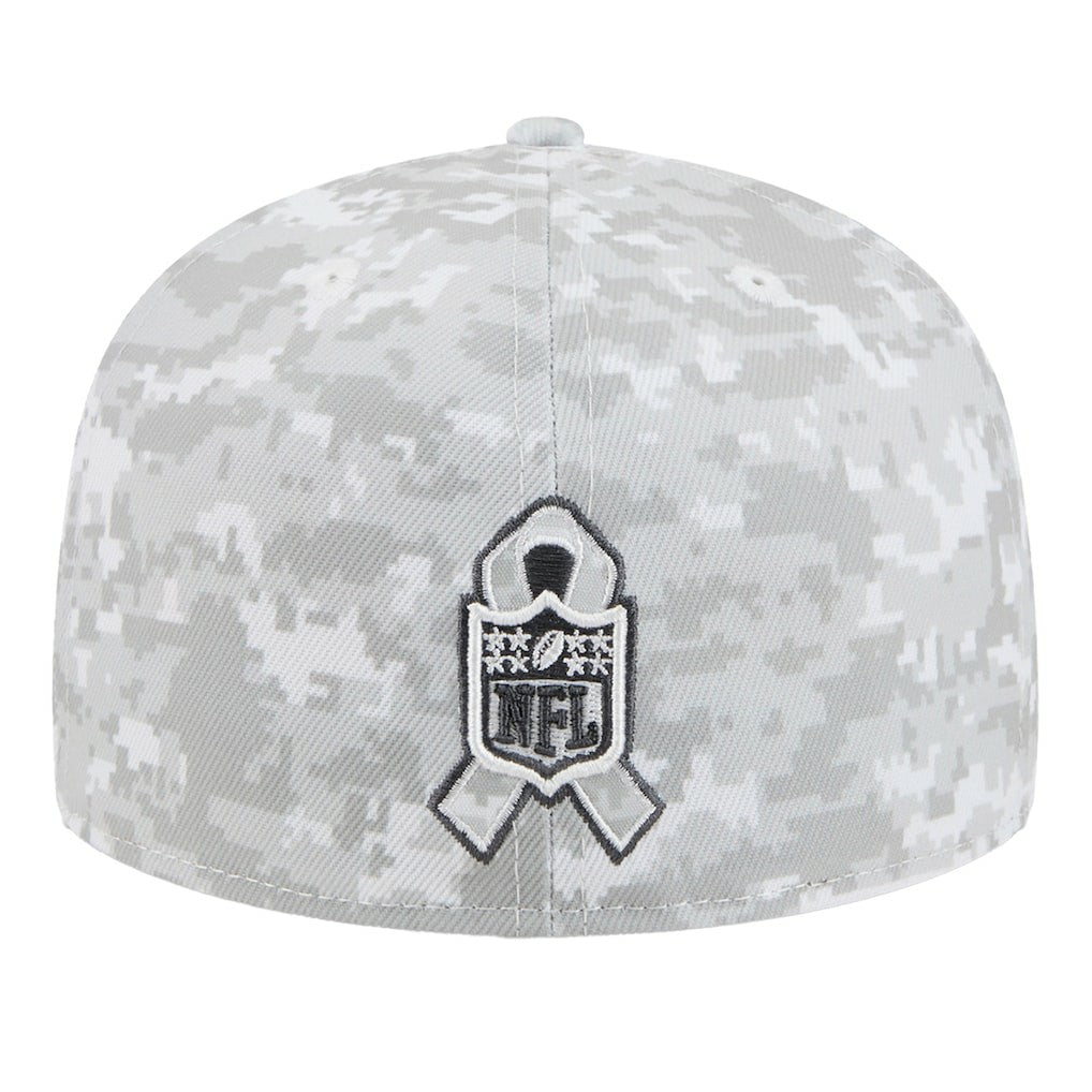 Buffalo Bills New Era 2025 Salute to Service Fan Pack 59FIFTY Fitted Hat - White Hats