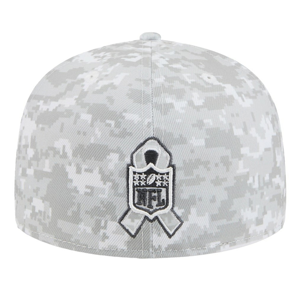 Buffalo Bills New Era 2025 Salute to Service Fan Pack 59FIFTY Fitted Hat - White Hats