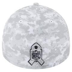 New York Jets New Era 2025 Salute to Service Digital Camo Fan Pack 39THIRTY Flex Hat - White Hats