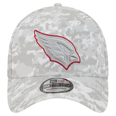 Arizona Cardinals New Era 2025 Salute to Service Digital Camo Fan Pack 39THIRTY Flex Hat - White Hats