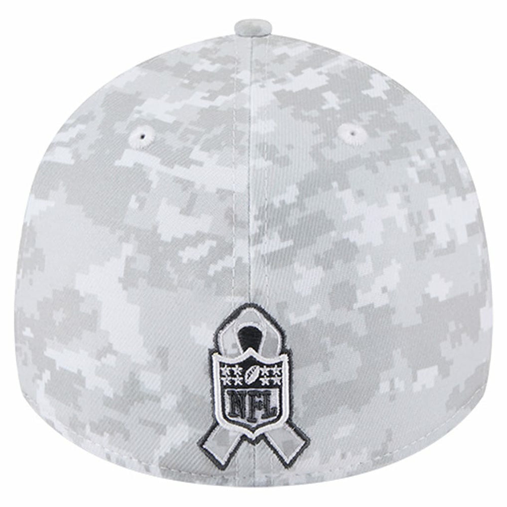 Baltimore Ravens New Era 2025 Salute to Service Digital Camo Fan Pack 39THIRTY Flex Hat - White Hats
