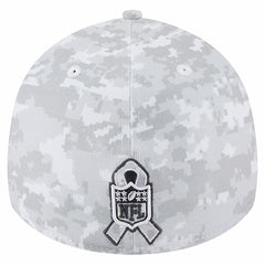 Baltimore Ravens New Era 2025 Salute to Service Digital Camo Fan Pack 39THIRTY Flex Hat - White Hats