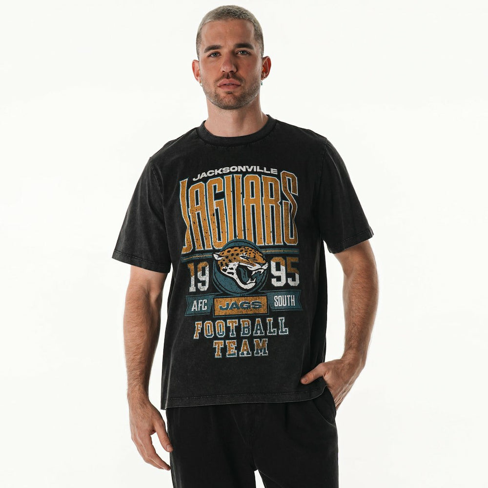 Jacksonville Jaguars The Wild Collective Unisex Band T-Shirt - Black T-shirts