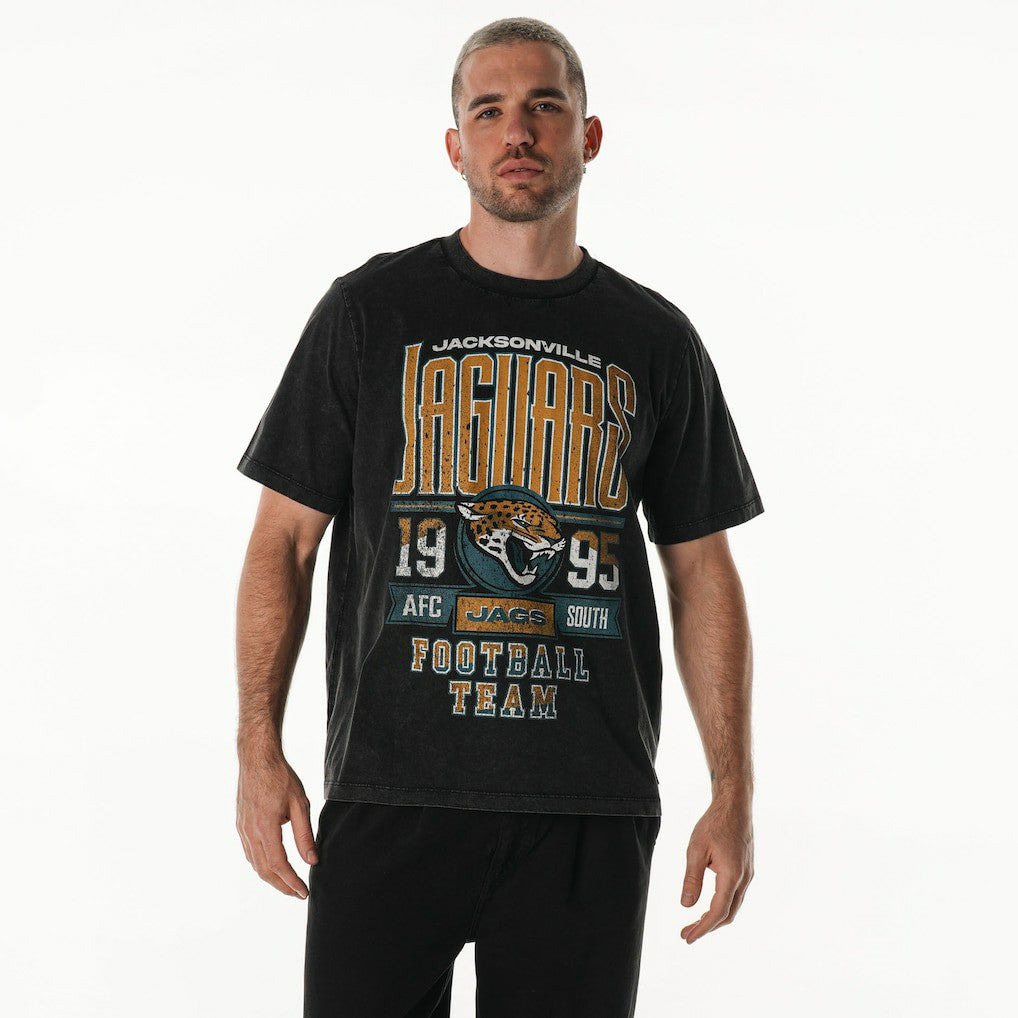 Jacksonville Jaguars The Wild Collective Unisex Band T-Shirt - Black T-shirts