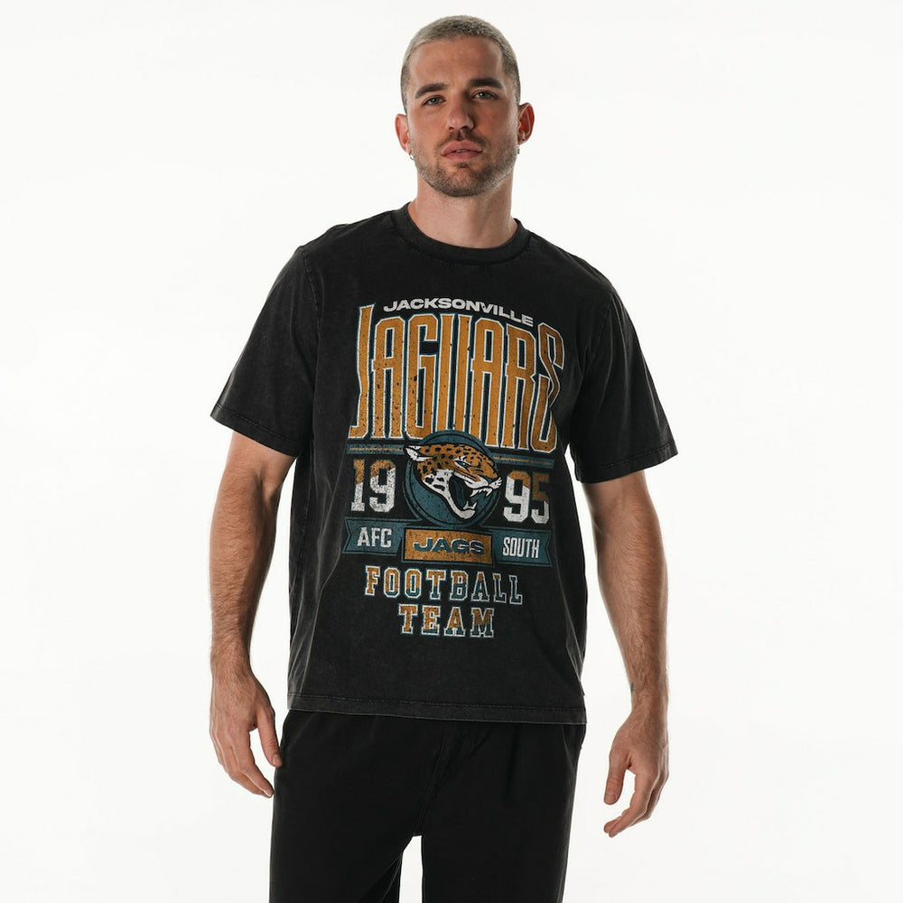 Jacksonville Jaguars The Wild Collective Unisex Band T-Shirt - Black T-shirts