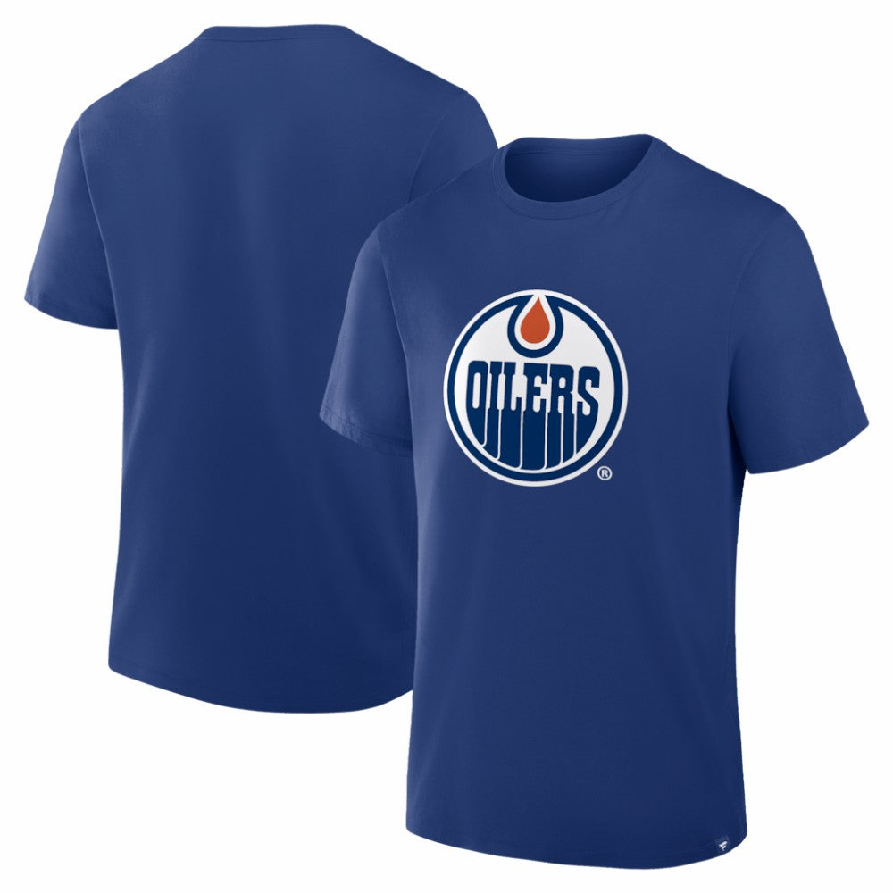 Edmonton Oilers Fanatics Essential Legacy T-Shirt - Royal | US 203021627
