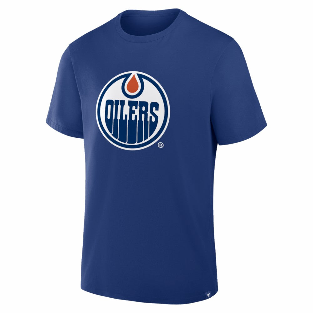 Edmonton Oilers Fanatics Essential Legacy T-Shirt - Royal | US 203021627