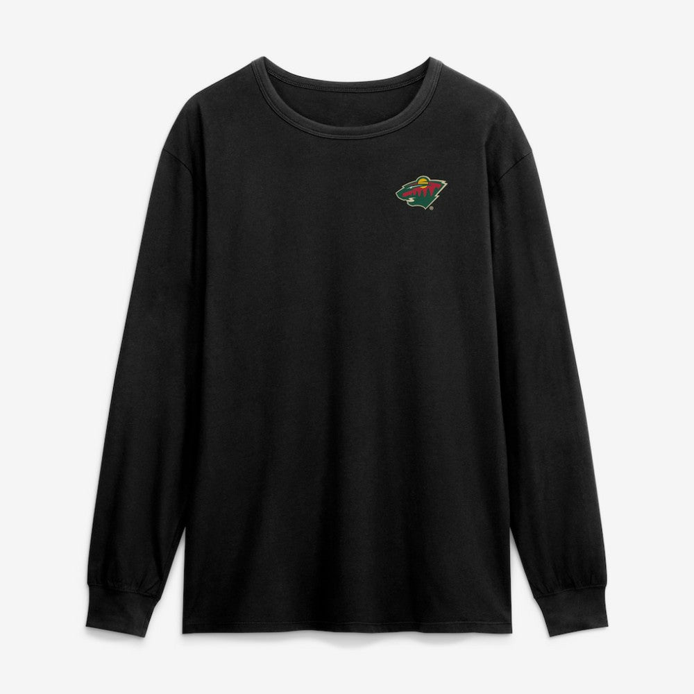 Minnesota Wild Fanatics Game Long Sleeve T-Shirt - Black | US 203022843