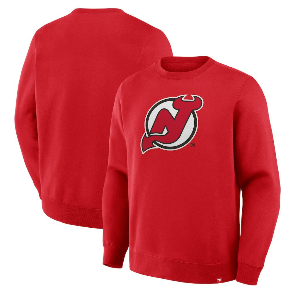 New Jersey Devils Fanatics Essential Legacy Sweatshirt - Red | US 203026391