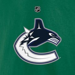 Brock Boeser Vancouver Canucks Fanatics Authentic Stack Name & Number T-Shirt - Green | US 203035132