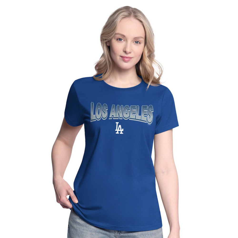 Los Angeles Dodgers G-III 4Her by Carl Banks Women's T-Shirt and Hoodie Combo Pack - Royal/Bright Heather Ceramic Hoodies