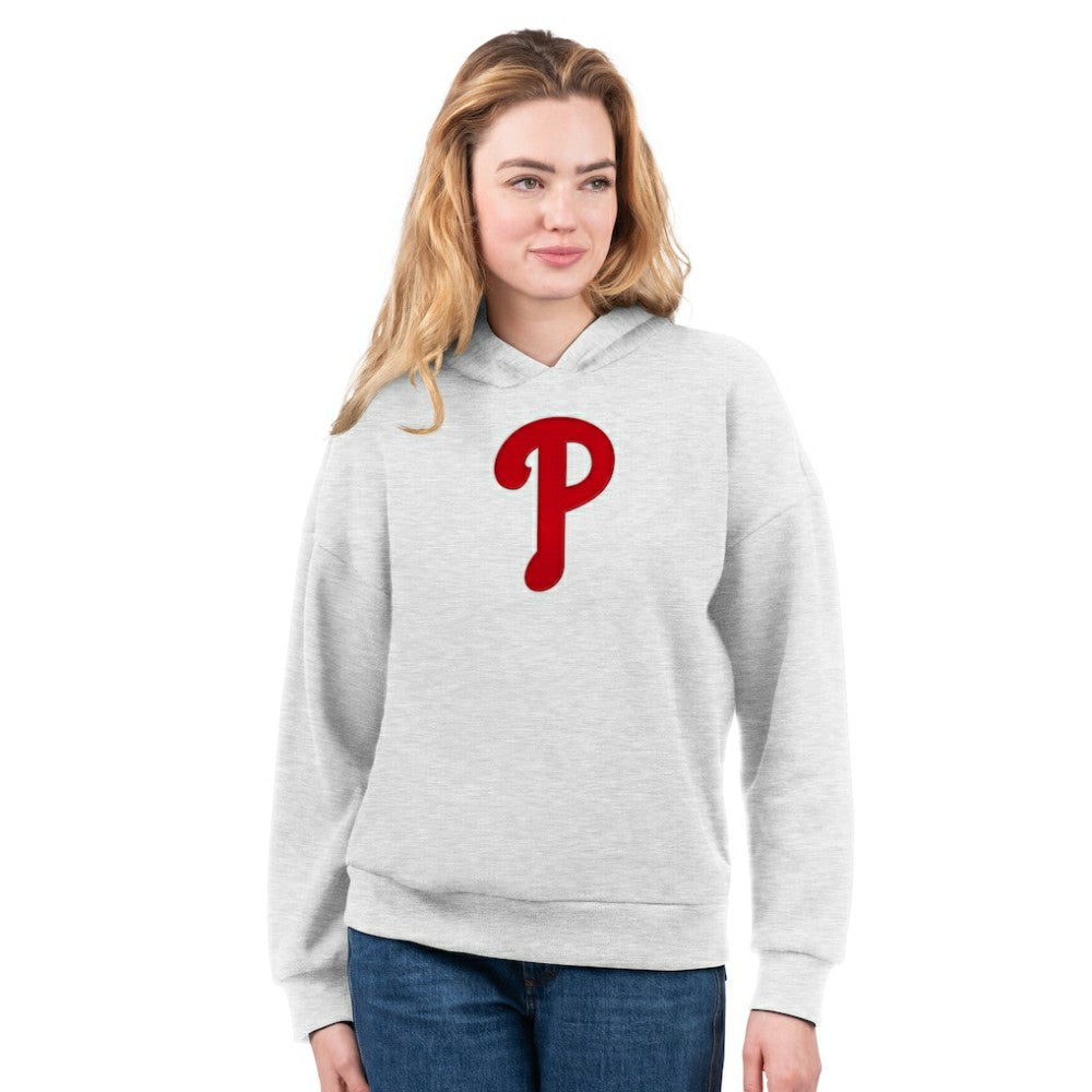 Philadelphia Phillies G-III 4Her by Carl Banks Women's T-Shirt and Hoodie Combo Pack - Red/Bright Heather Ceramic Hoodies