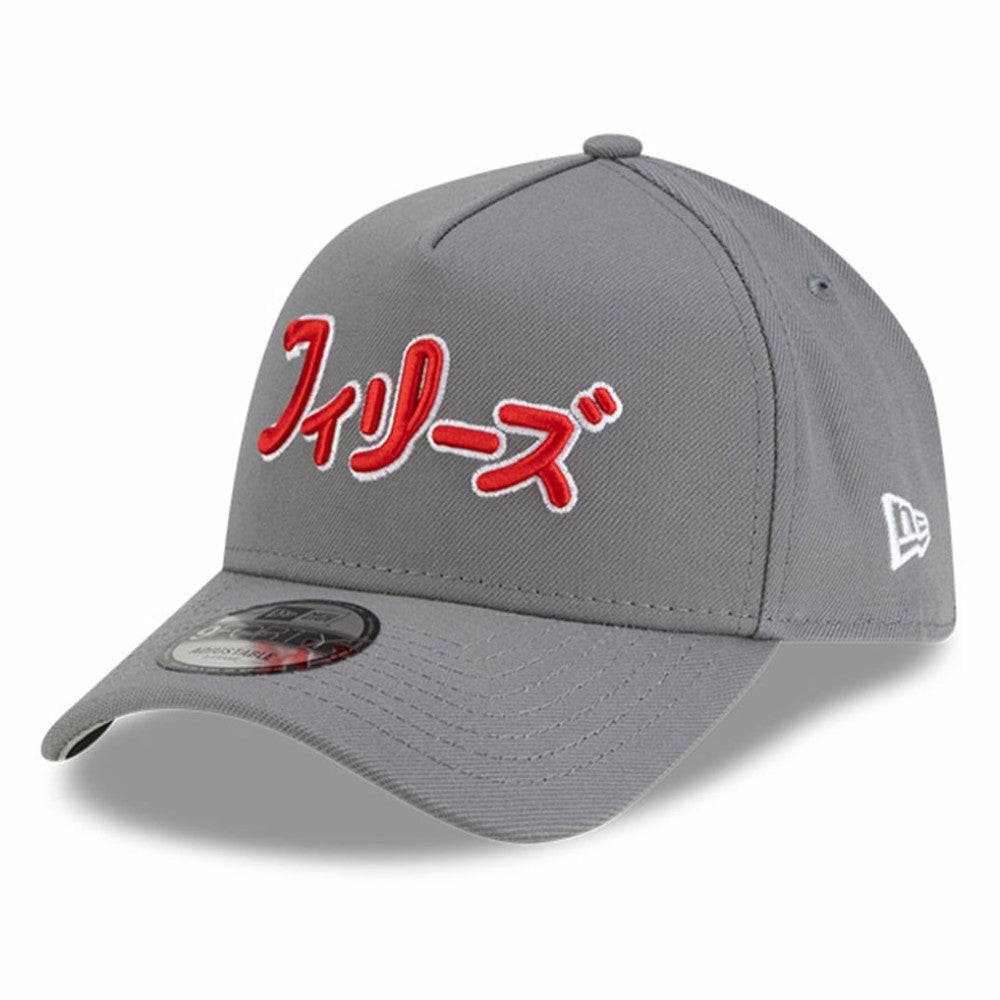Philadelphia Phillies New Era x Hyperfly A-Frame 9FORTY Adjustable Hat - Gray Hats