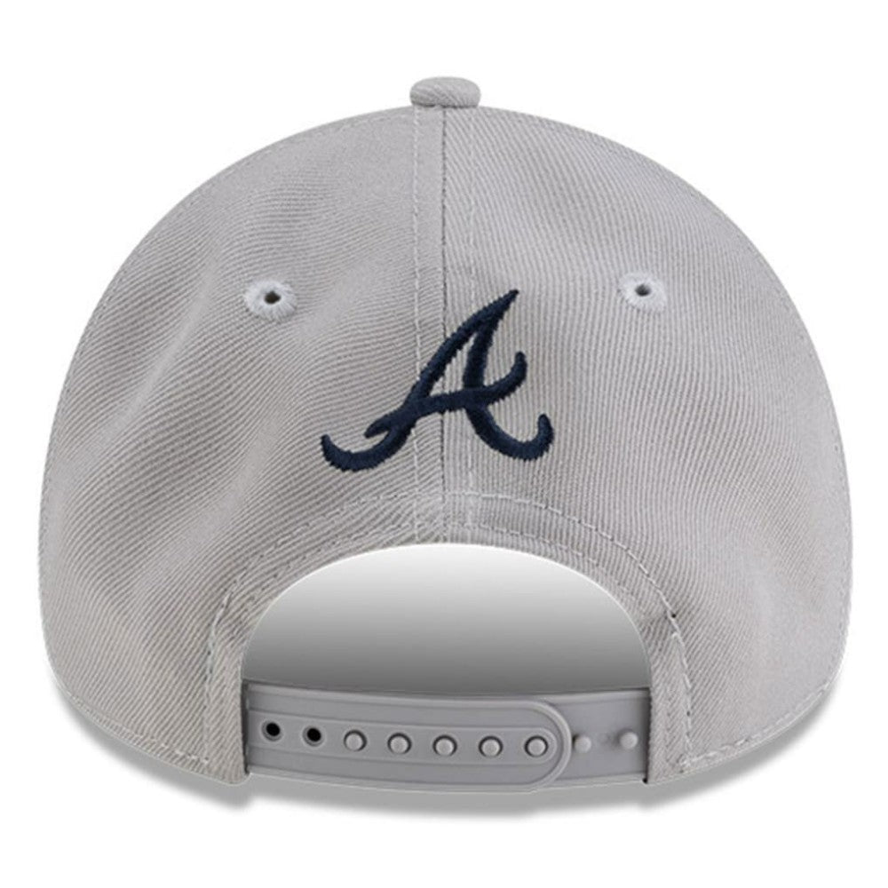 Atlanta Braves New Era x Hyperfly A-Frame 9FORTY Adjustable Hat - Gray Hats