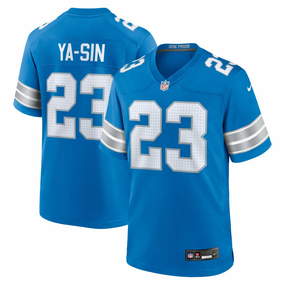 Rock Ya-Sin Detroit Lions Team Game Jersey - Blue Jerseys