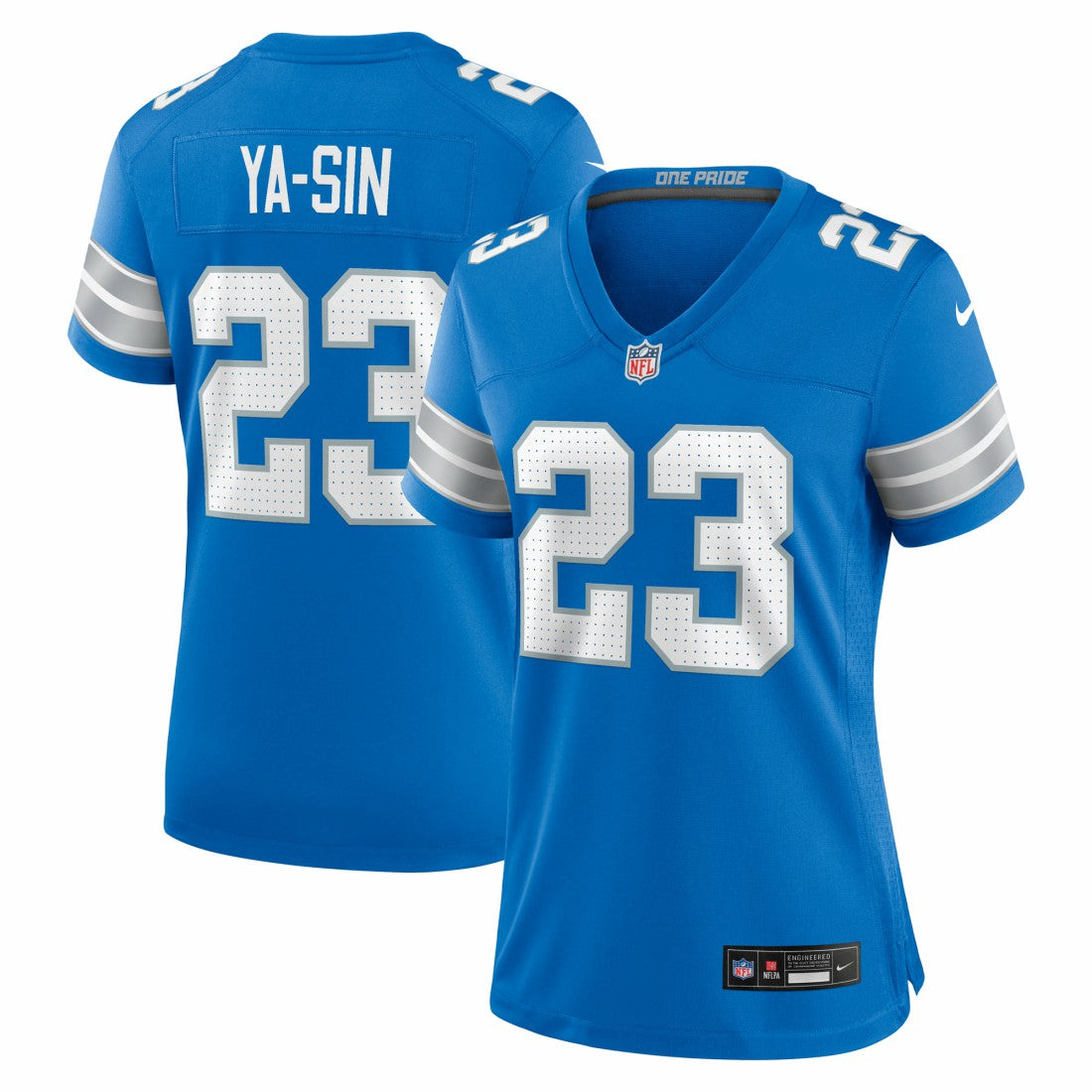Rock Ya-Sin Detroit Lions Women's Team Game Jersey - Blue Jerseys