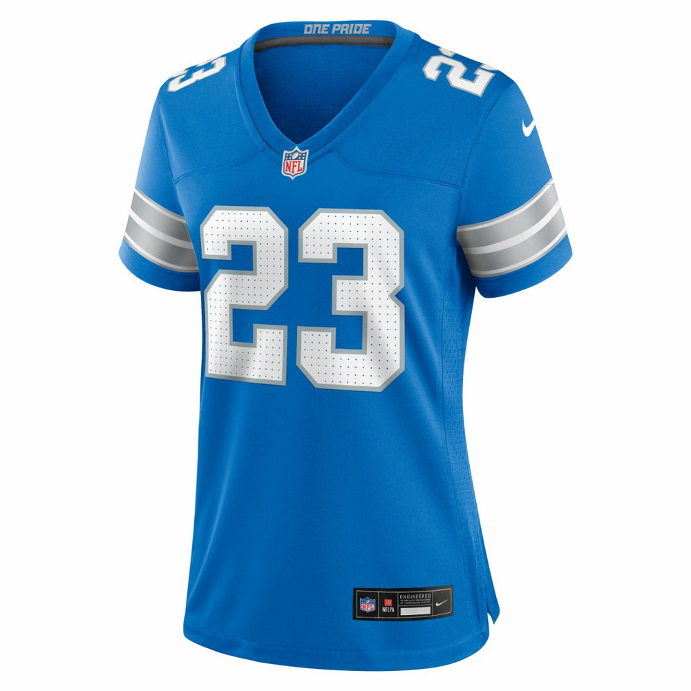 Rock Ya-Sin Detroit Lions Women's Team Game Jersey - Blue Jerseys