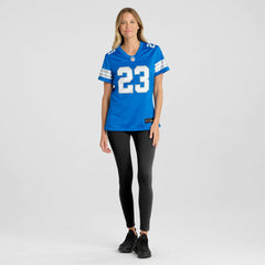 Rock Ya-Sin Detroit Lions Women's Team Game Jersey - Blue Jerseys