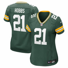 Nate Hobbs Green Bay Packers Women's Team Game Jersey - Green Jerseys
