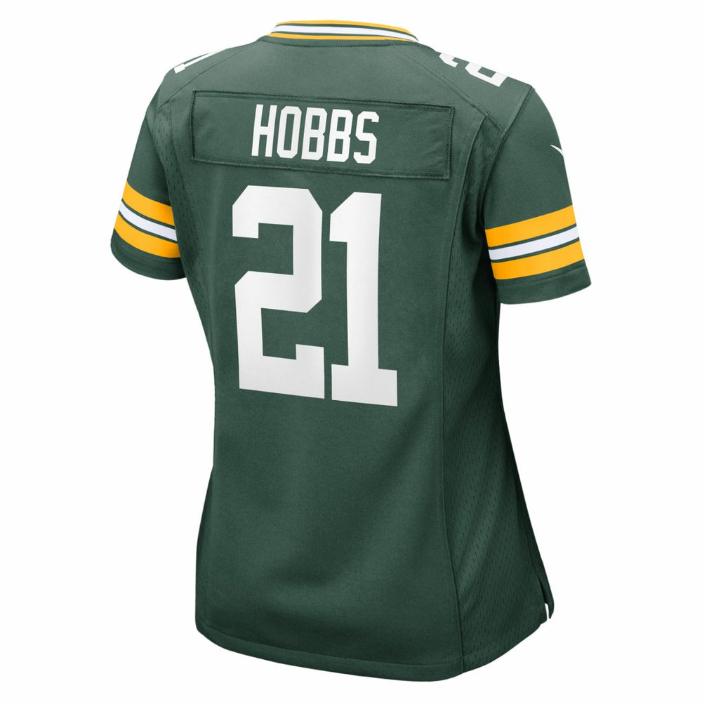 Nate Hobbs Green Bay Packers Women's Team Game Jersey - Green Jerseys