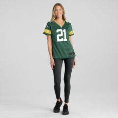 Nate Hobbs Green Bay Packers Women's Team Game Jersey - Green Jerseys