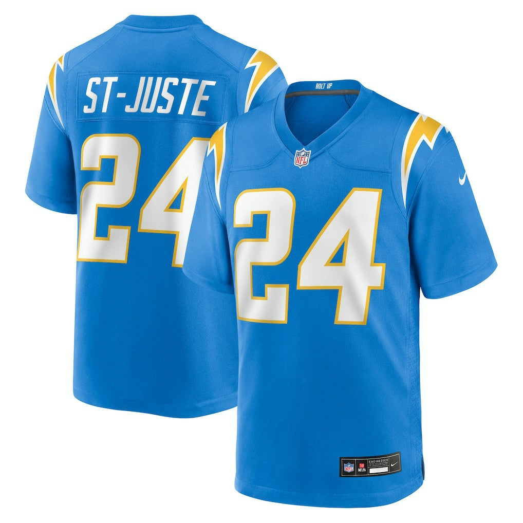 Benjamin St-Juste Los Angeles Chargers Team Game Jersey - Powder Blue Jerseys