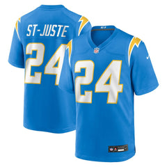 Benjamin St-Juste Los Angeles Chargers Team Game Jersey - Powder Blue Jerseys