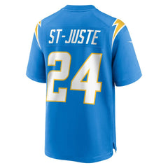 Benjamin St-Juste Los Angeles Chargers Team Game Jersey - Powder Blue Jerseys