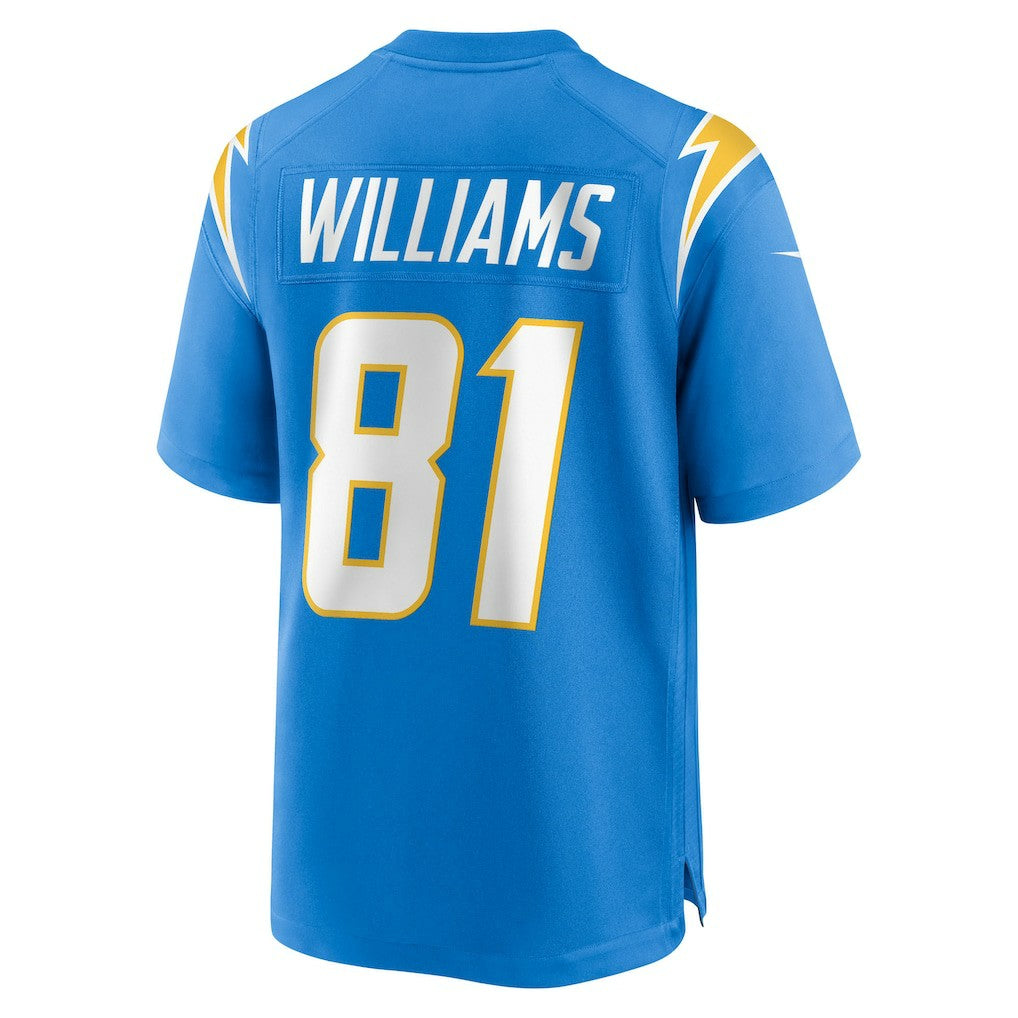 Mike Williams Los Angeles Chargers Team Game Jersey - Powder Blue Jerseys