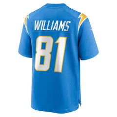 Mike Williams Los Angeles Chargers Team Game Jersey - Powder Blue Jerseys