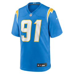 Da'Shawn Hand Los Angeles Chargers Team Game Jersey - Powder Blue Jerseys