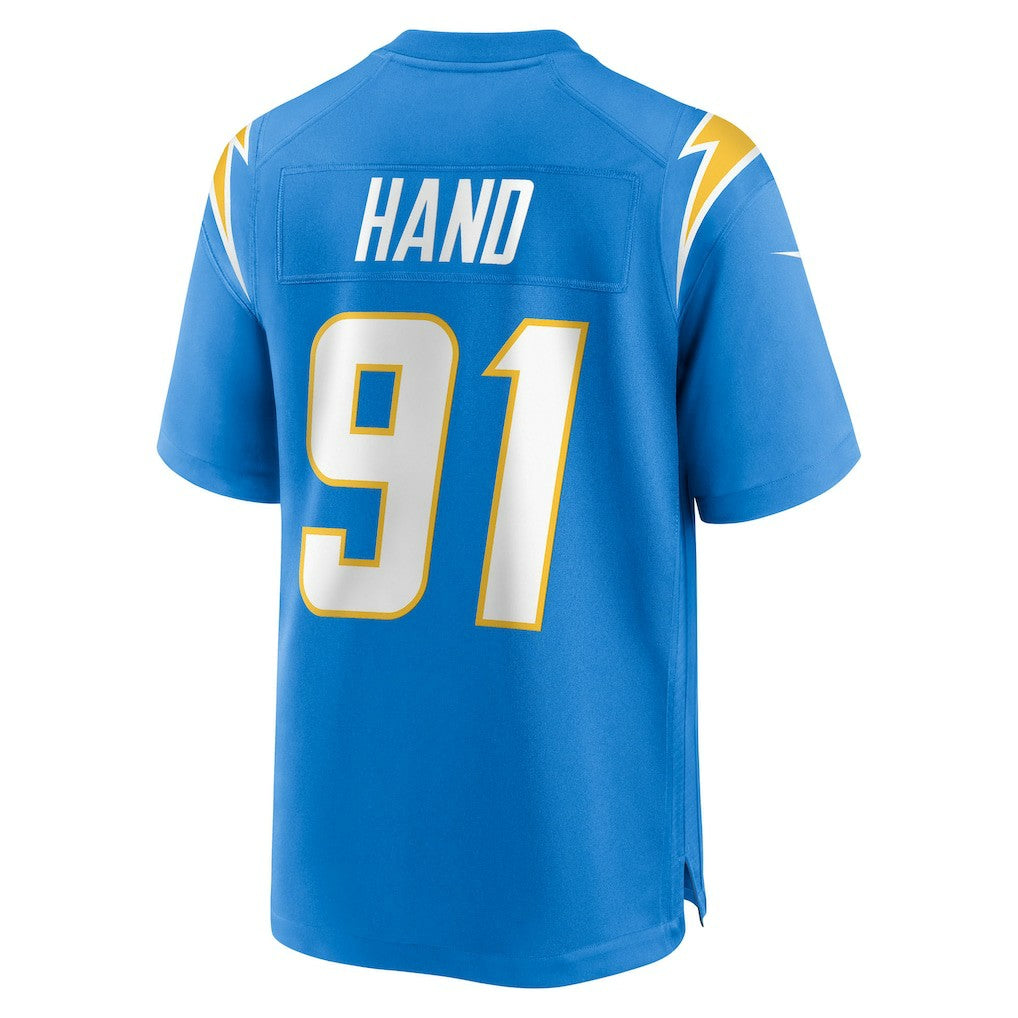 Da'Shawn Hand Los Angeles Chargers Team Game Jersey - Powder Blue Jerseys