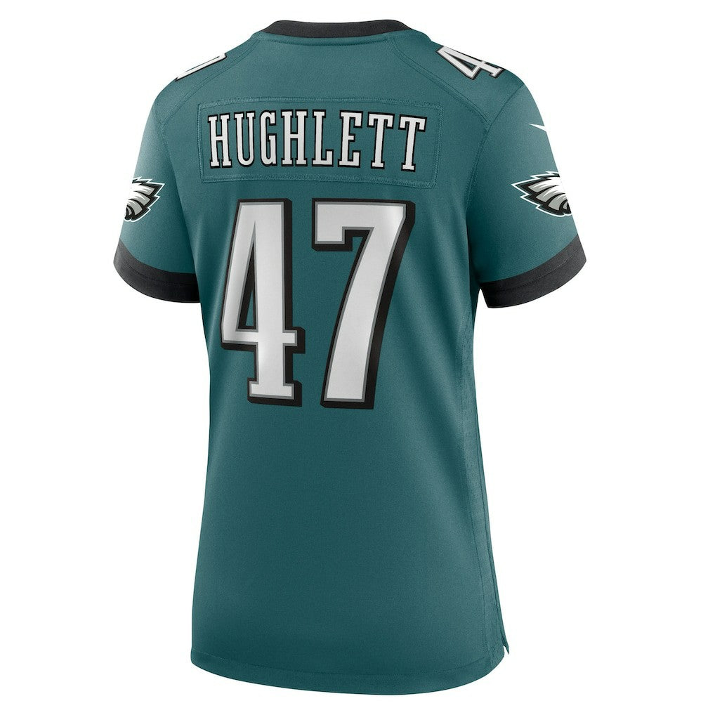 Charley Hughlett Philadelphia Eagles Women's Team Game Jersey - Midnight Green Jerseys