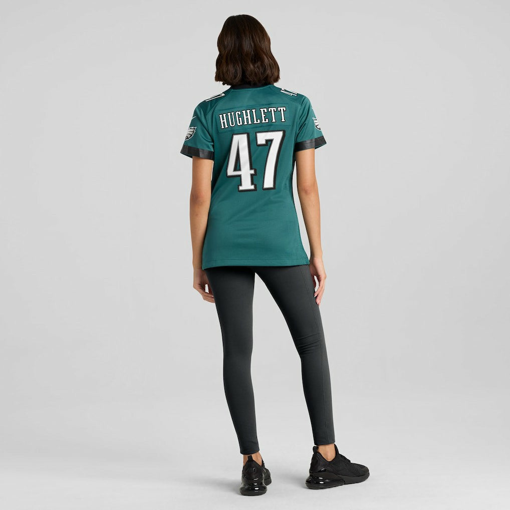 Charley Hughlett Philadelphia Eagles Women's Team Game Jersey - Midnight Green Jerseys