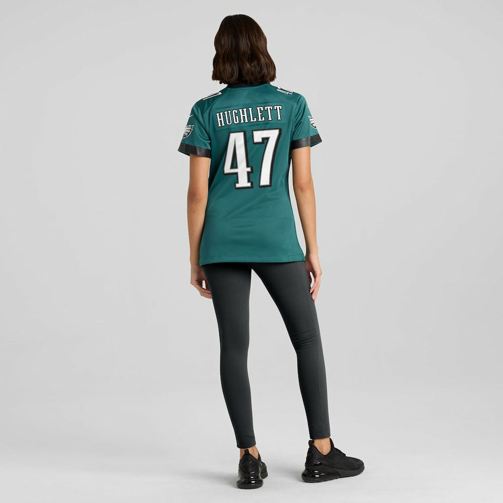 Charley Hughlett Philadelphia Eagles Women's Team Game Jersey - Midnight Green Jerseys