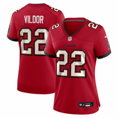 Kindle Vildor Tampa Bay Buccaneers Women's Team Game Jersey - Red Jerseys