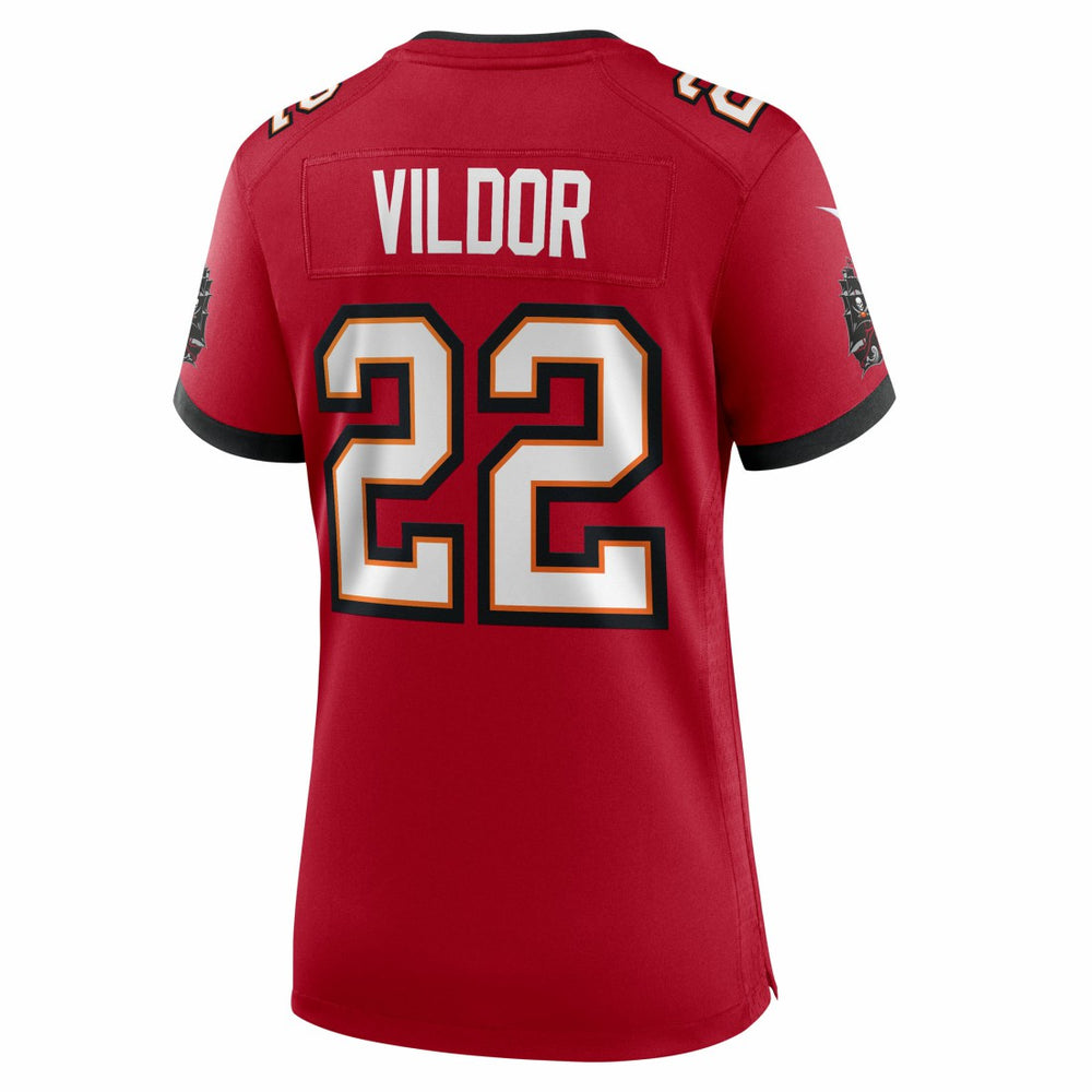 Kindle Vildor Tampa Bay Buccaneers Women's Team Game Jersey - Red Jerseys