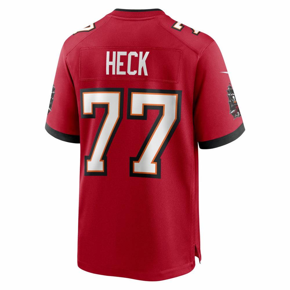 Charlie Heck Tampa Bay Buccaneers Team Game Jersey - Red Jerseys