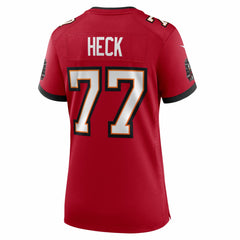 Charlie Heck Tampa Bay Buccaneers Women's Team Game Jersey - Red Jerseys
