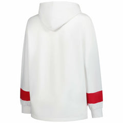 Detroit Red Wings Profile Women's Plus Size Hoodie - White | US 203042786