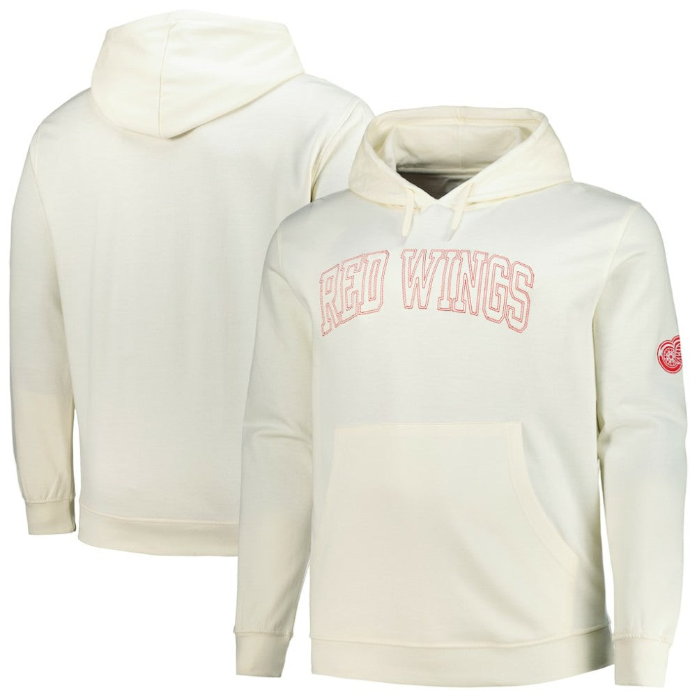 Detroit Red Wings Fanatics Big &Tall Stitch Hoodie - Cream | US 203042791