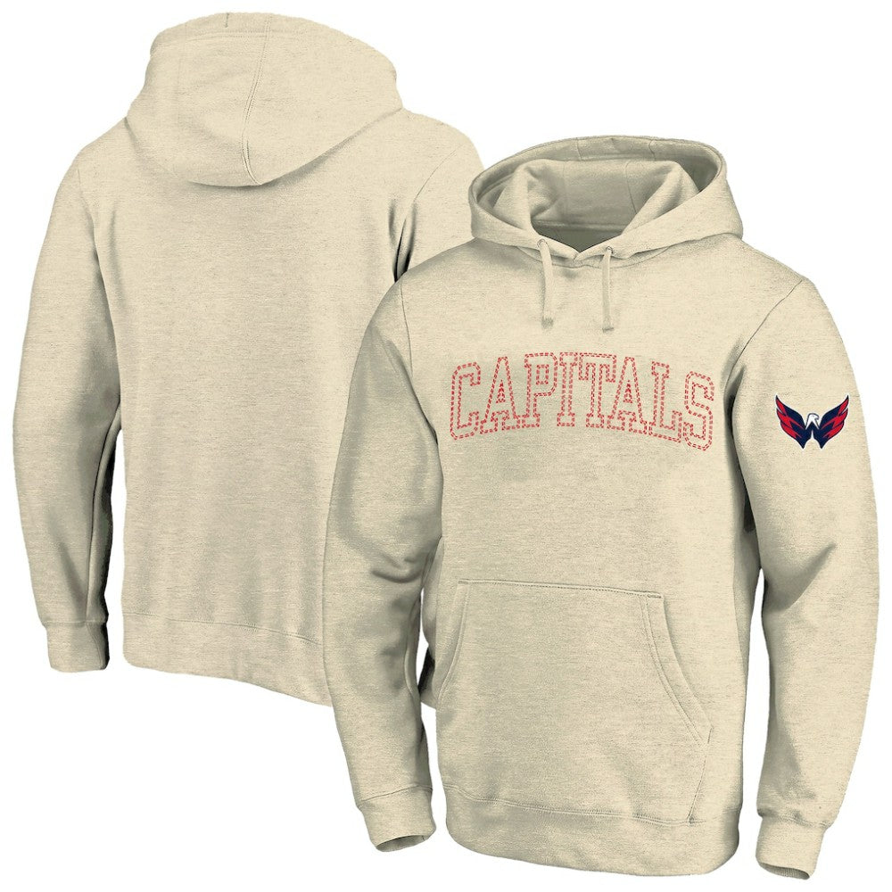 Washington Capitals Fanatics Big &Tall Stitch Hoodie - Cream | US 203042794