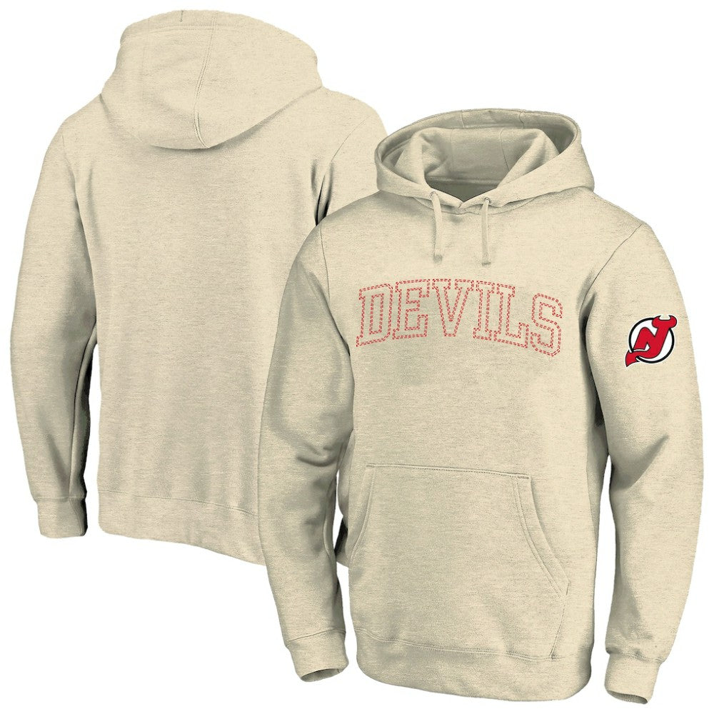 New Jersey Devils Fanatics Big &Tall Stitch Hoodie - Cream | US 203042795
