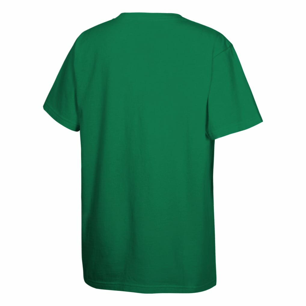 Boston Celtics Youth 2025 NBA Playoffs Retro Monumental T-Shirt Kelly Green - Mitchell & Ness