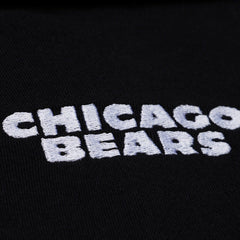 Chicago Bears Women's Cropped Long Sleeve Rugby Polo - Black