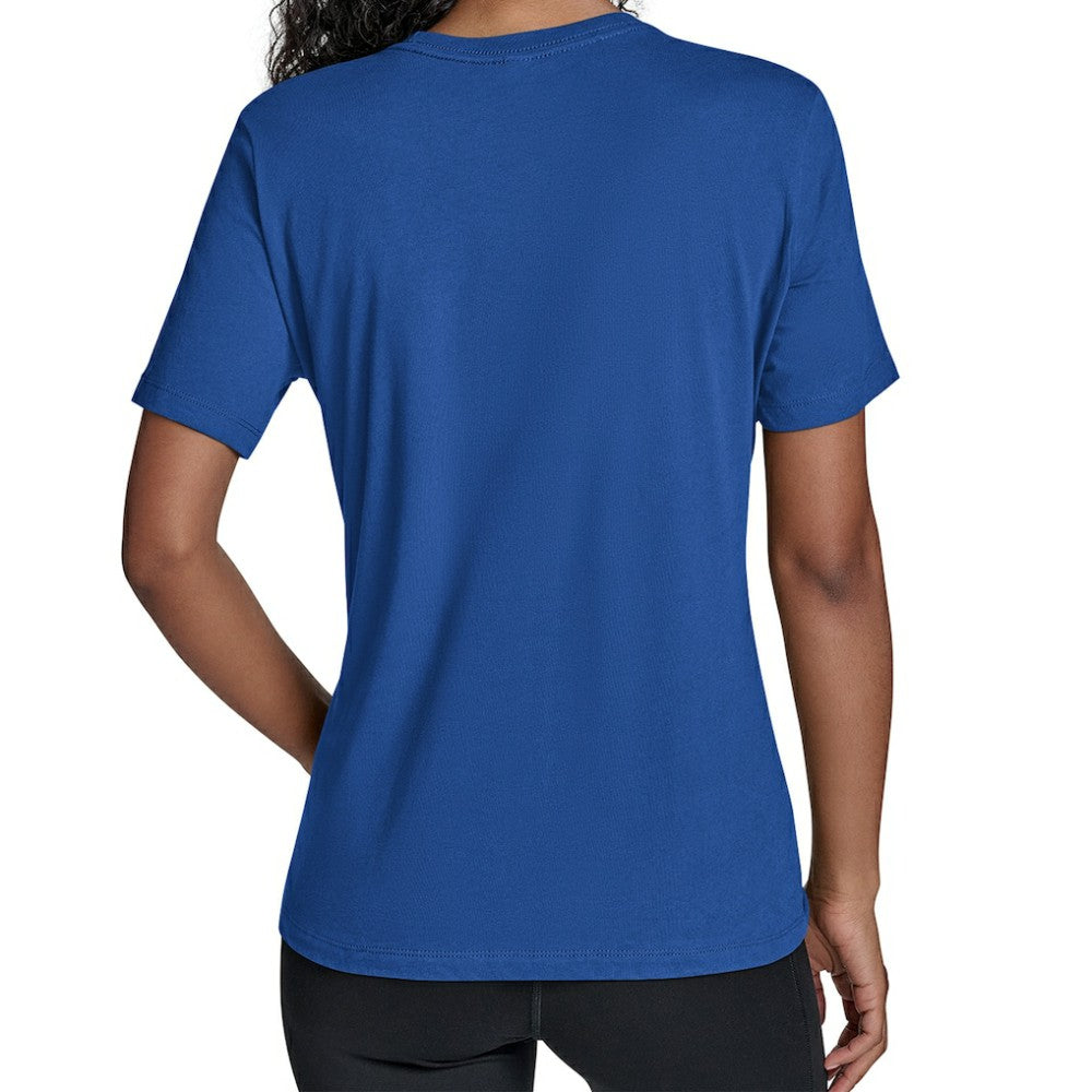 Toronto Blue Jays Starter Women's Groovy Script Team Fitted T-Shirt - Royal T-shirts