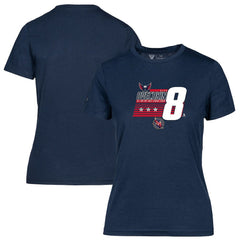 Alexander Ovechkin Washington Capitals Levelwear Women's NHL All-Time Leading Goal Scorer Milestone Stripes Name & Number Maddox T-Shirt - Navy | US 203056592