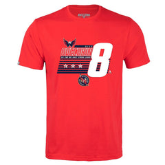 Alexander Ovechkin Washington Capitals Levelwear NHL All-Time Leading Goal Scorer Milestone Stripes Name & Number Richmond T-Shirt - Red | US 203056607