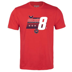 Alexander Ovechkin Washington Capitals Levelwear Youth NHL All-Time Leading Goal Scorer Milestone Stripes Name & Number Little Richmond T-Shirt - Red | US 203056620
