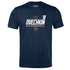 Alexander Ovechkin Washington Capitals Levelwear Youth NHL All-Time Leading Goal Scorer Milestone Name & Number Little Richmond T-Shirt - Navy | US 203056625